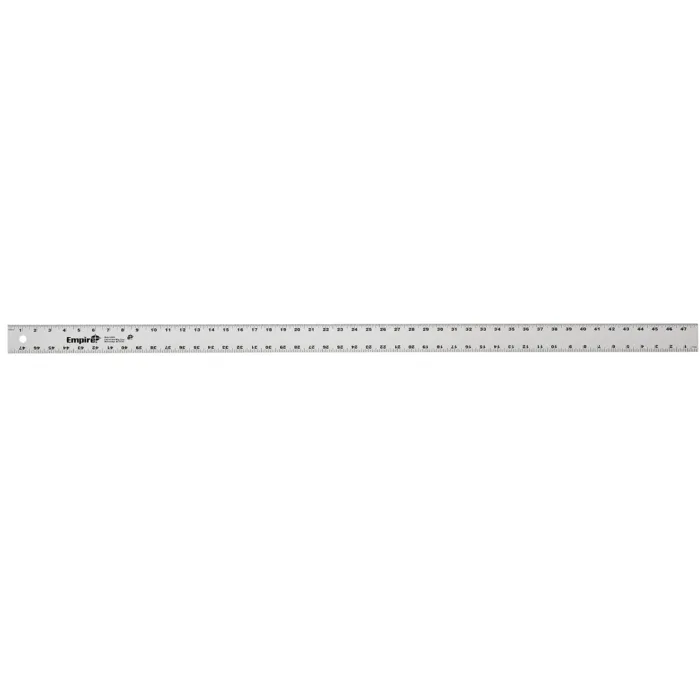 Empire 48 in. x 2 in. Aluminum Straight Edge