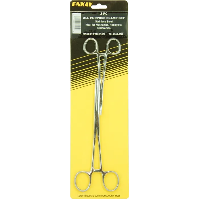 Enkay Stainless Steel All Purpose Clamp Set