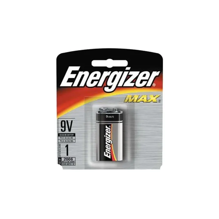 Energizer Max 9V Alkaline Battery (1 Pack)