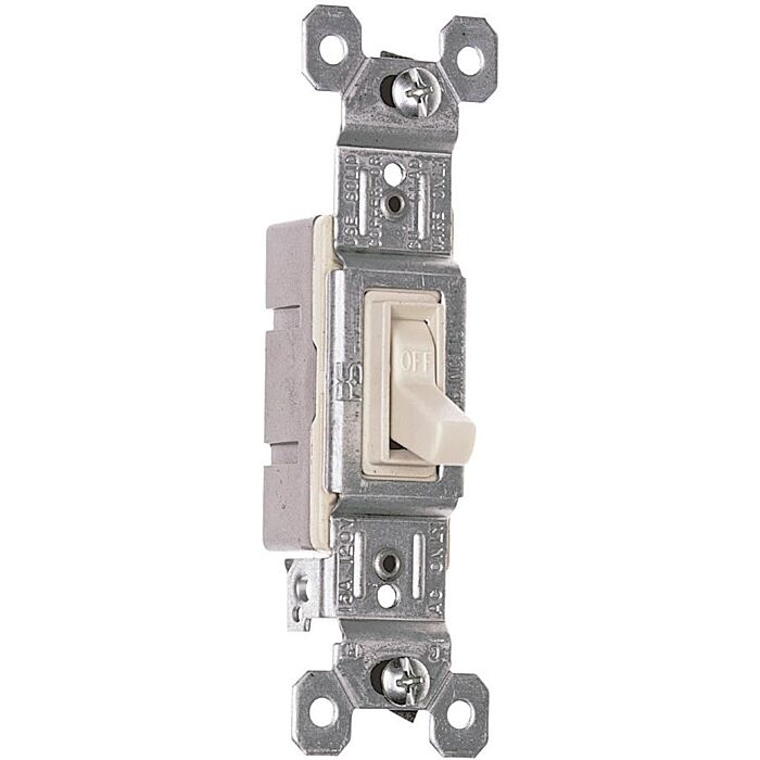 Pass & Seymour SW SP 15A 120V GRD LA 10PK