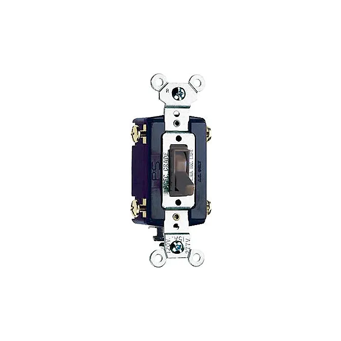 Pass & Seymour CC 4W TOG SW 15A 120V BN