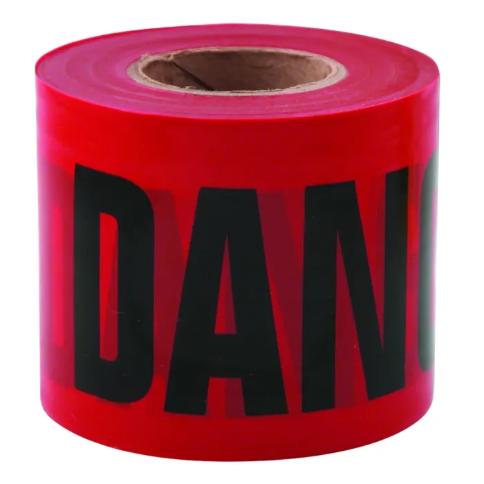 Empire 200 ft. Red Barricade Tape - Danger/Peligro