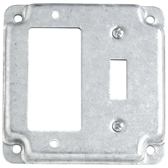Southwire GFI Outlet and Toggle Switch Square Device Cover - 4 in. x 4 in.