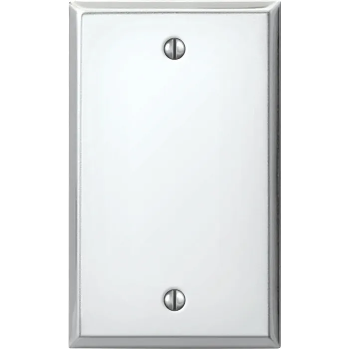 Amerelle 1-Gang Standard Steel Blank Wall Plate (Polished Chrome)