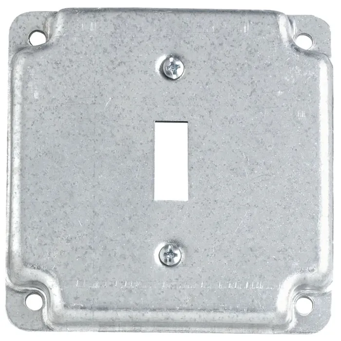 Southwire 1-Toggle Switch Square Device Cover - 4 in. x 4 in.