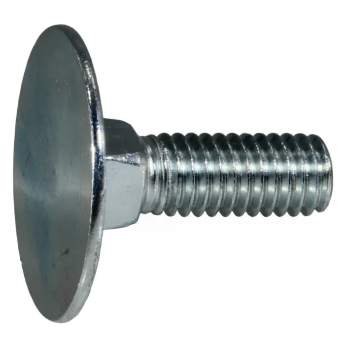 Midwest Fastener 3/8"-16 x 1-1/4" Elevator Bolt, Coarse Thread, Zinc