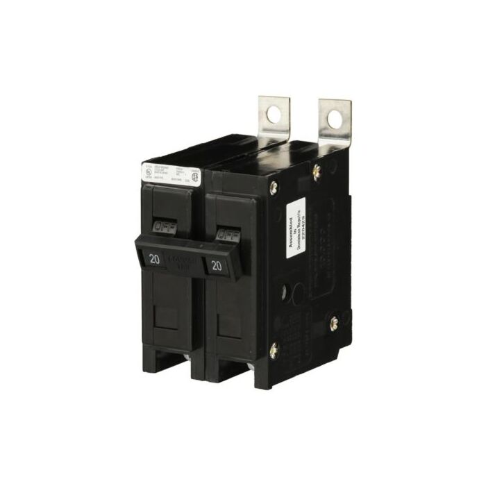 Eaton Type BAB Two Pole Thermal Magnetic Circuit Breaker - 30 A