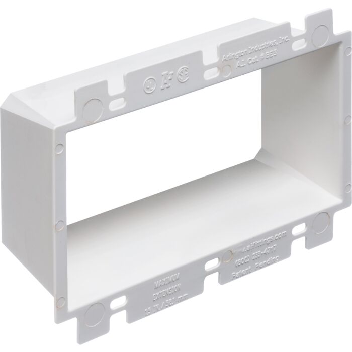 Arlington Industries 3-Gang Electrical Box Extender