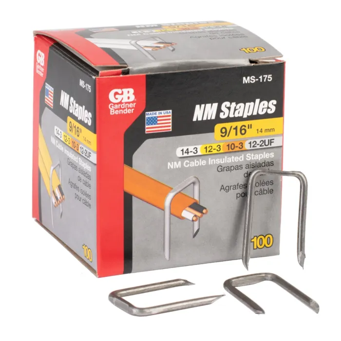 Gardner Bender Improved Metal Staples 100 pk