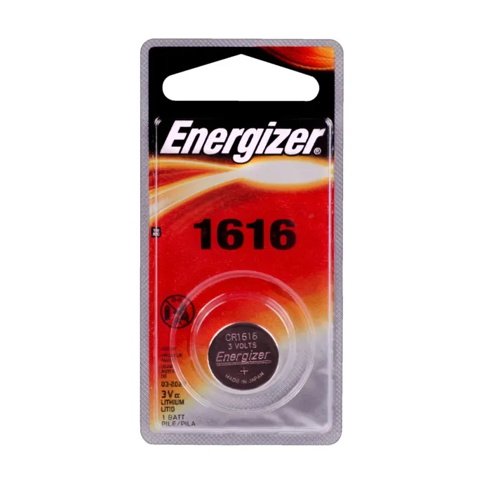 Energizer 1616 Lithium Coin Battery, 1 Pack