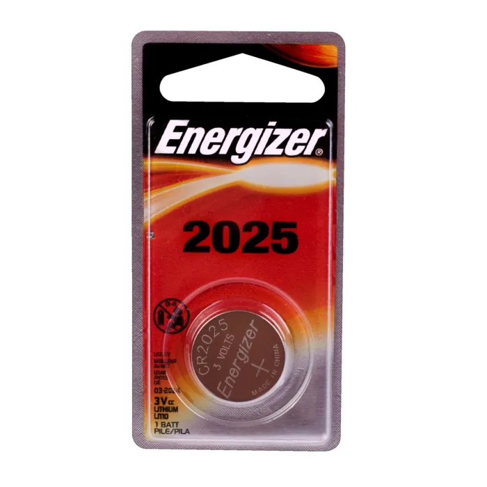 Energizer 2025 Batteries (1 Pack), 3V Lithium Coin Batteries