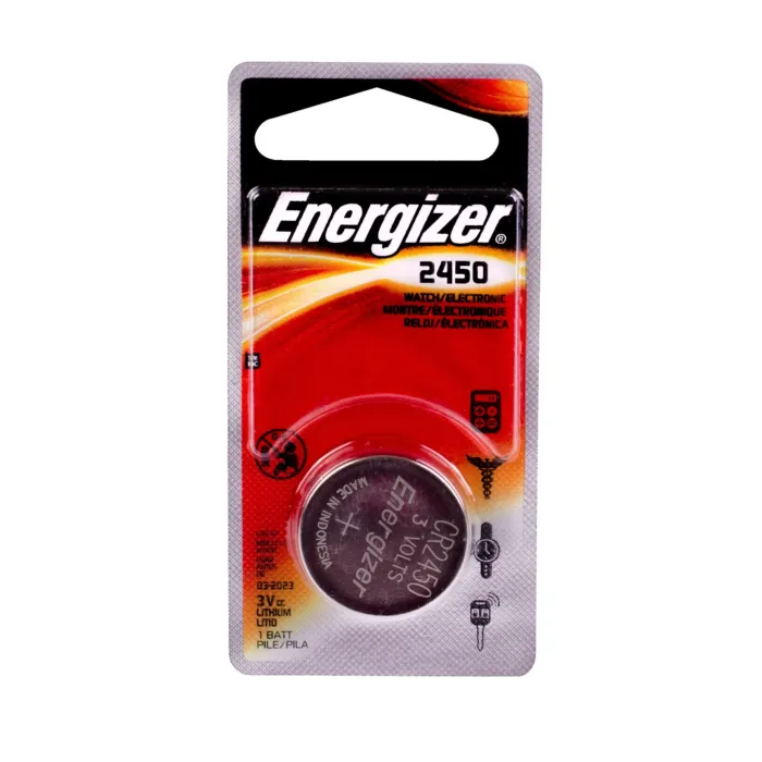 Energizer 2450 Lithium Coin Battery, 1 Pack