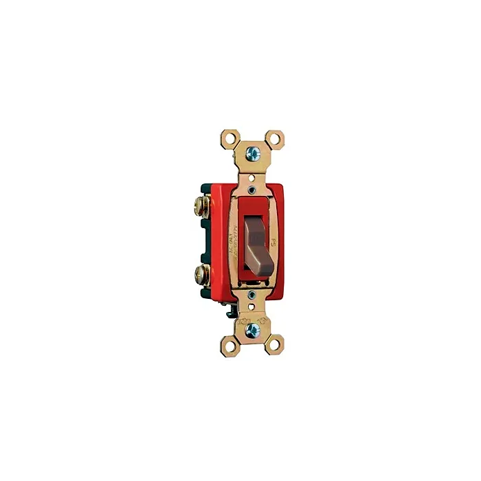 Pass & Seymour Hard Use Specification Grade Switch, Brown