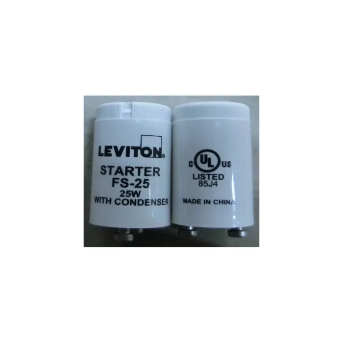 Leviton Fluorescent starter; FS-25.