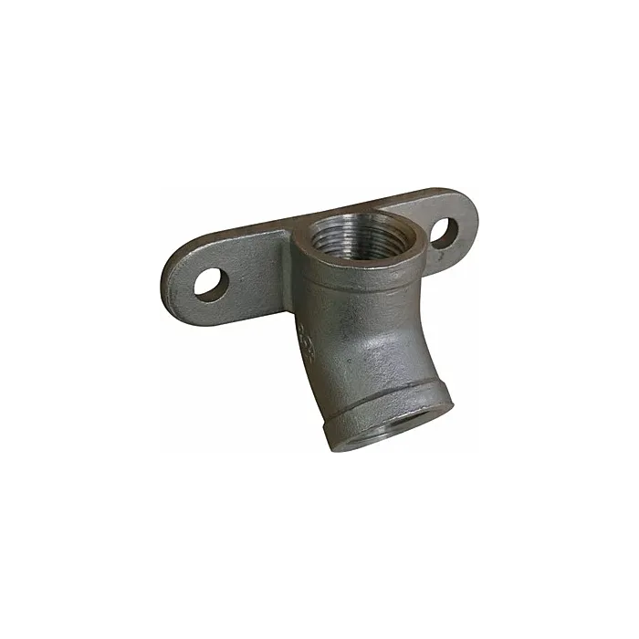 SMB 304 Stainless Steel 1-Piece 45 deg Elbow and Plate