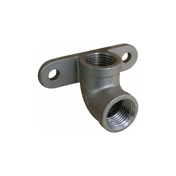 SMB 304 Stainless Steel 1-Piece 90 deg Elbow and Plate