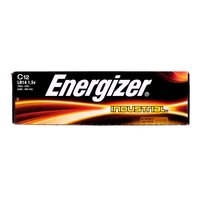 Energizer Industrial C Alkaline Batteries, 12 Pack