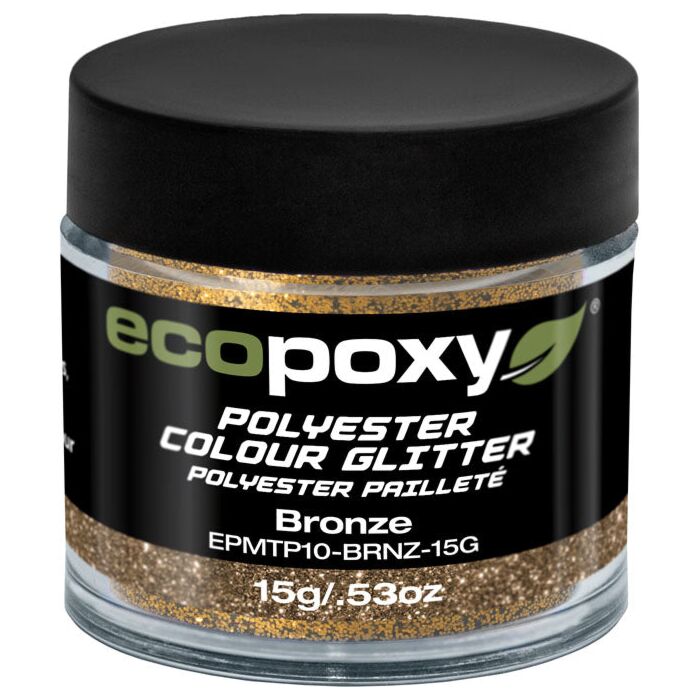 EcoPoxy 15 g Solid Bronze Polyester Color Glitter