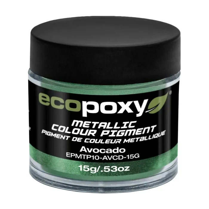 EcoPoxy 15 g Powder Avocado Metallic Color Pigment