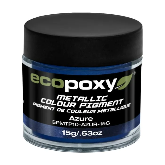 EcoPoxy 15 g Powder Azure Metallic Color Pigment