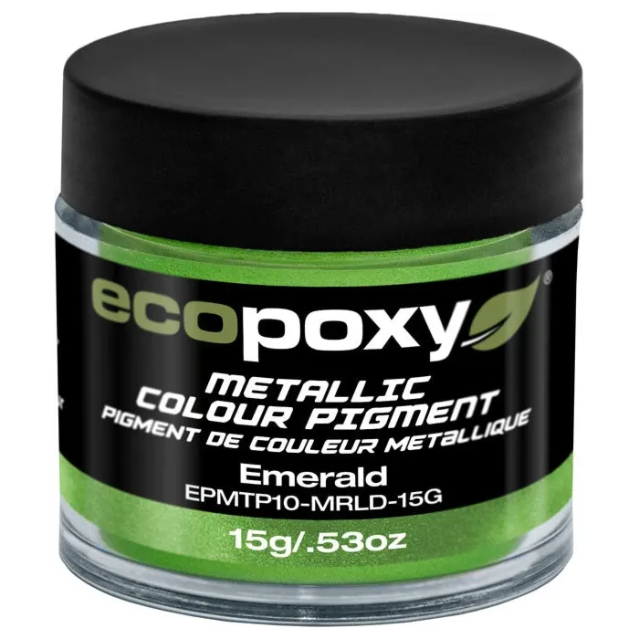 EcoPoxy 15 g Powder Emerald Metallic Color Pigment
