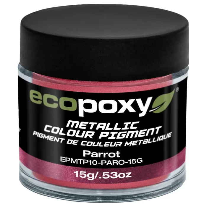 EcoPoxy 15 g Powder Parrot Metallic Color Pigment
