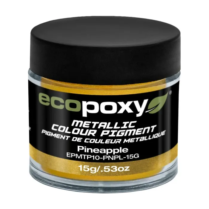 EcoPoxy 15 g Powder Pineapple Metallic Color Pigment
