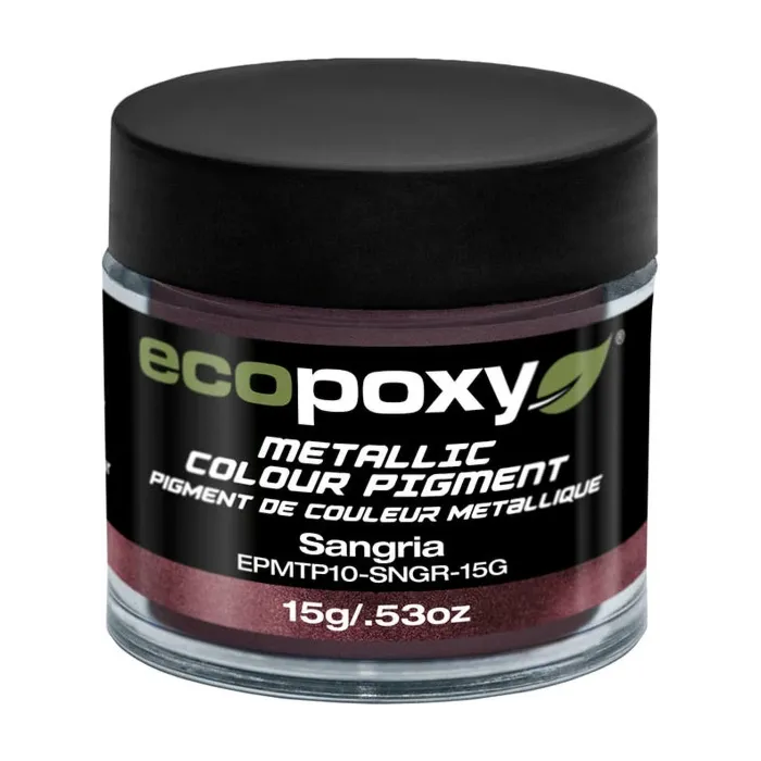 EcoPoxy 15 g Powder Sangria Metallic Color Pigment