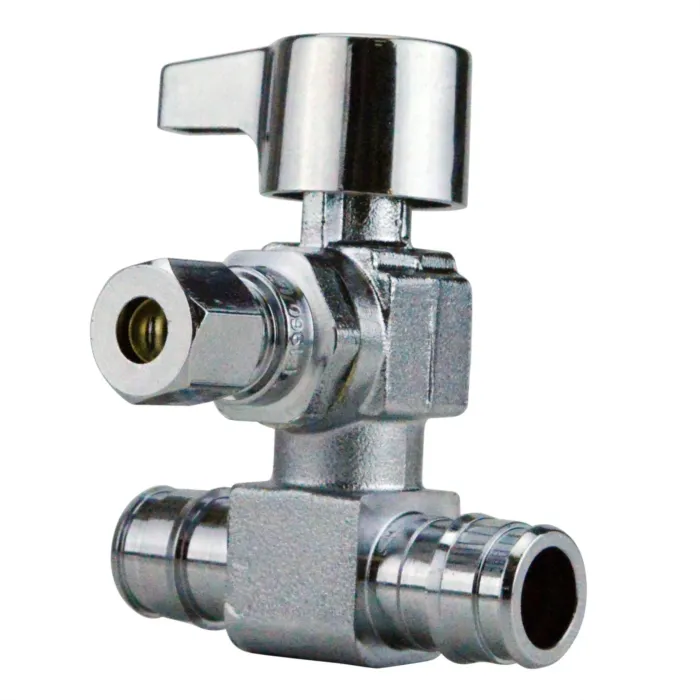 Apollo® Tee 1/2 x 1/2 x 1/4 in PEX x PEX x OD Pipe Tee