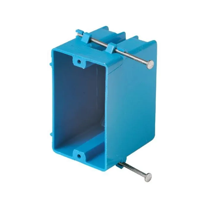 Carlon PVC One-Gang Nail-On New Work Outlet Box