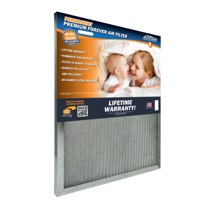 AIRCARE MERV 8 Washable Electrostatic Air Filter - 16 in. x 25 in. x 1 in.