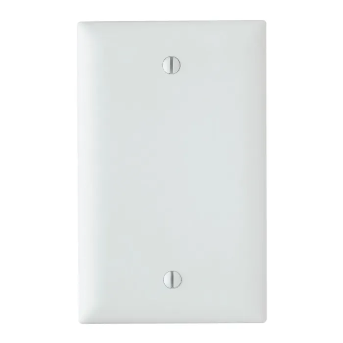 Pass & Seymour TradeMaster 1-Gang Nylon Blank Wall Plate (White)