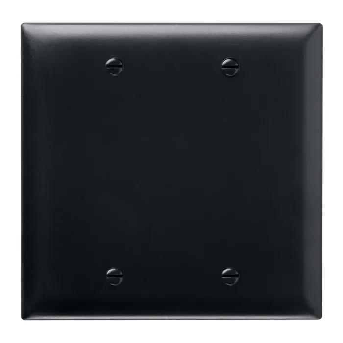 Pass & Seymour TradeMaster® 2-Gang Nylon Wall Plate (Black)