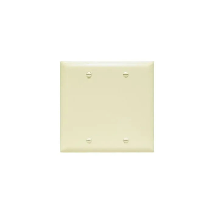 Pass & Seymour TradeMaster® 2-Gang Nylon Wall Plate (Ivory)