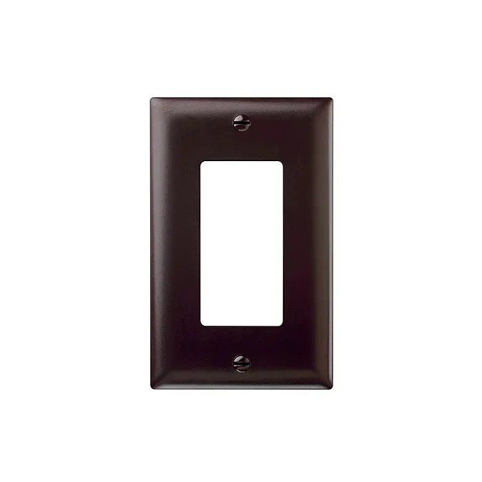 Pass & Seymour TradeMaster® 1-Gang Nylon Decorator Opening Wall Plate (Brown)