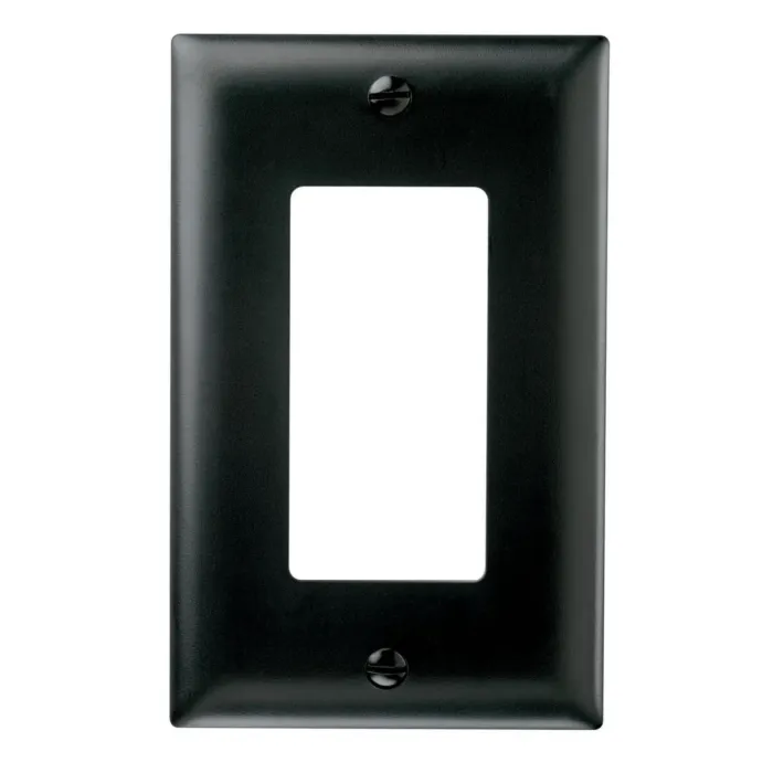 Pass & Seymour Trademaster 1-Gang Nylon Decorator Switch (Black)