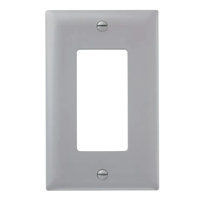 Pass & Seymour TradeMaster® 1-Gang 1 Decorator Opening Nylon Wall Plate (Gray)