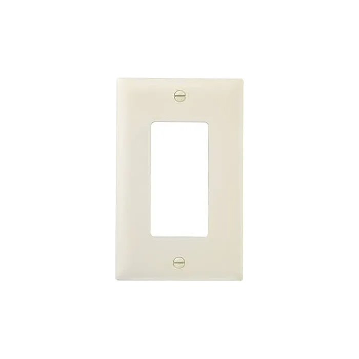 Pass & Seymour TradeMaster® 1-Gang Nylon Wall Plate, 1 Decorator Opening, 10-Pack, Light Almond