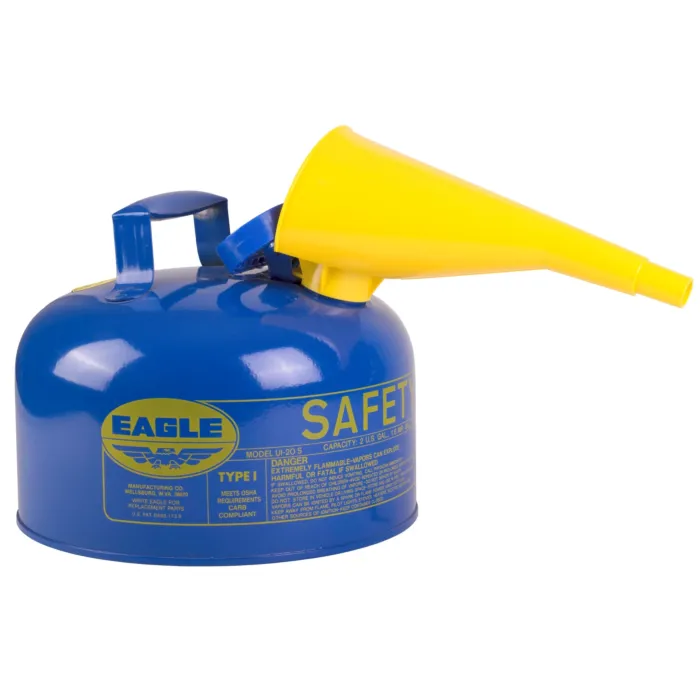 Eagle 2 gal Kerosene 9.5 in Type I Safety Can With Funnel