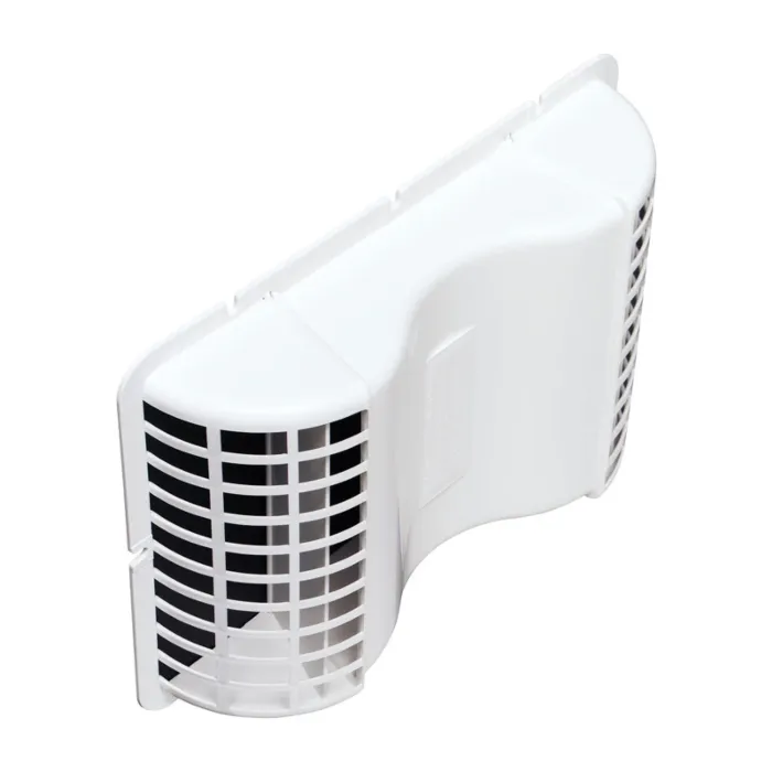 Deflect-O 4" White Plastic Eave Vent
