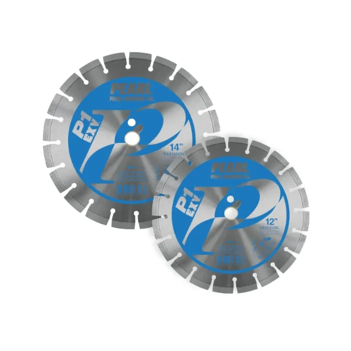 Pearl Abrasives 12 x .125 x 20mm Pearl P1 E x V™ Concrete & Masonry Segmented Blade, 12mm Rim