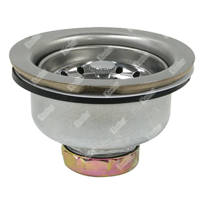 Kissler SS Chrome Plated Universal Fit Sink Basket Strainer Assembly