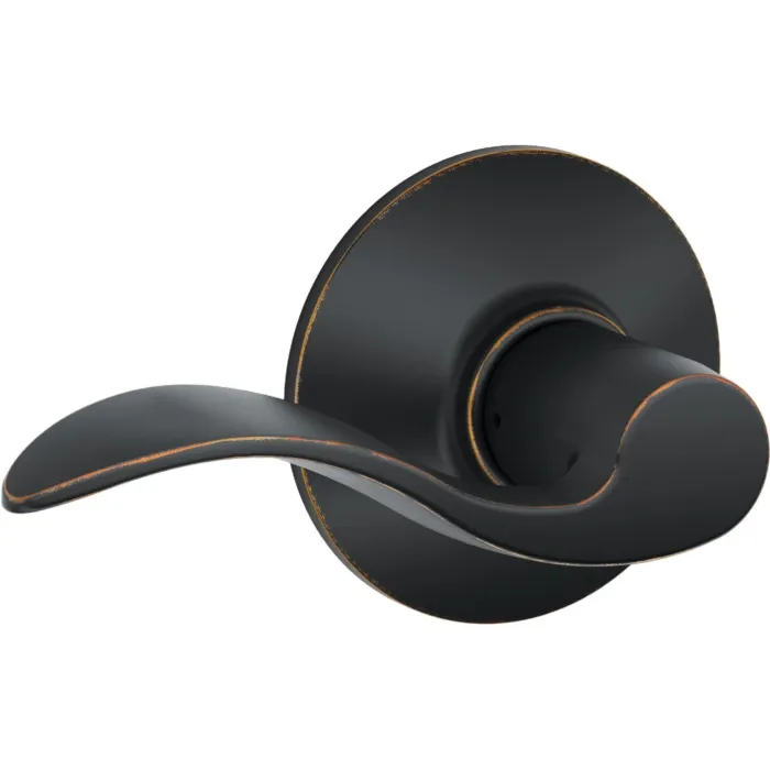 Schlage Accent Aged Bronze Passage Door Lever