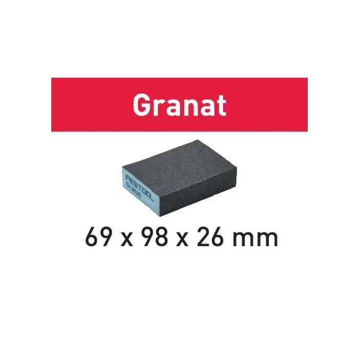 Festool Abrasive sponge 69x98x26 120 GR/6 Granat