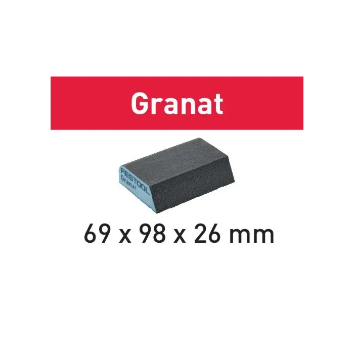 Festool Abrasive sponge 69x98x26 120 CO GR/6 Granat