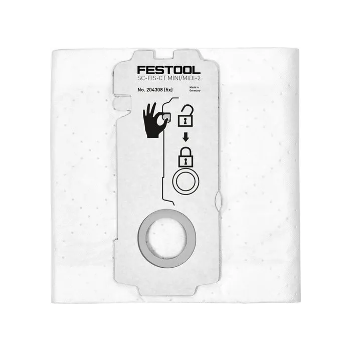 Festool SELFCLEAN Filter Bag SC-FIS-CT MINI/MIDI-2/5/CT15