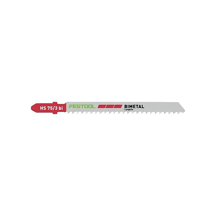 Festool Jigsaw blade HS 75/3 BI/5 PLASTICS SOLID MATERIAL