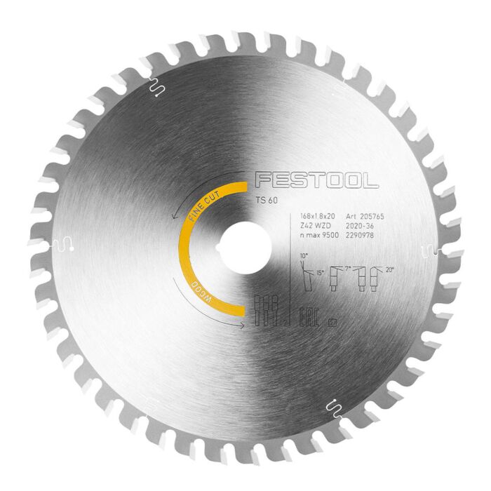 Festool 6.6 in 0.05 in Metal Saw Blade