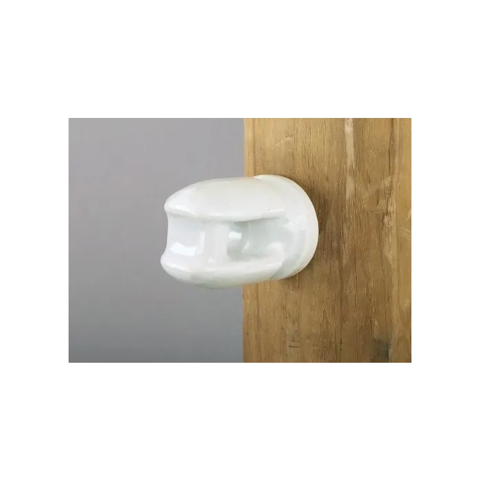 Dare Products PORCELAIN LINE INSULATOR WITH LAG BOLT