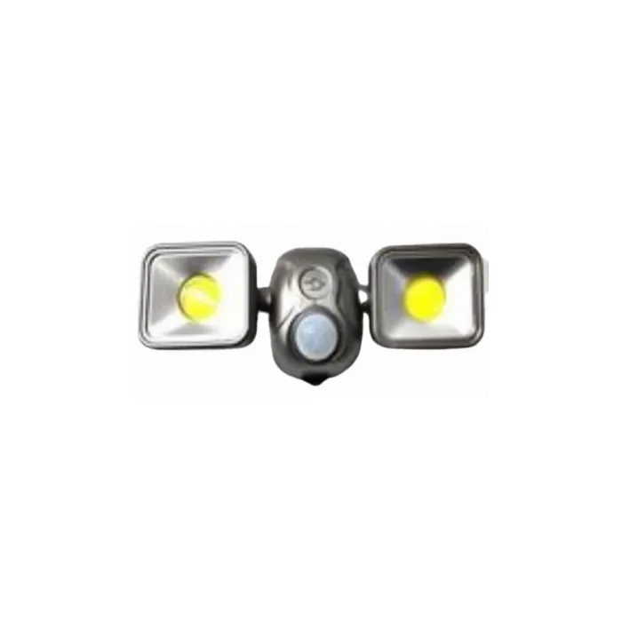 Fulcrum Products Inc LED 1200 Lumens Bronze Cob Motion-activated Dual Head Security Floodlight